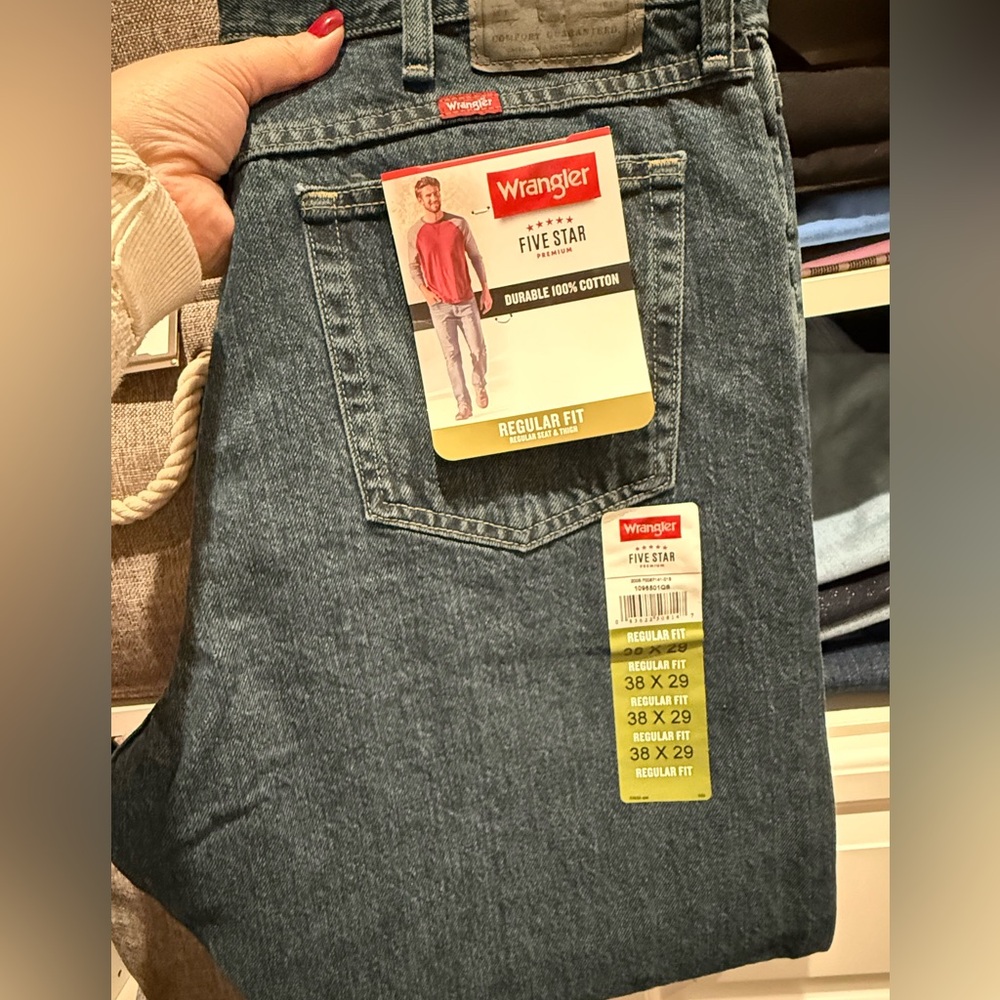 Wrangler Men's Relaxed Fit Denim Jeans